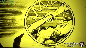 Vẽ tranh cát clip công ty Levinci TRANH CÁT BIỂU DIỄN demo 2