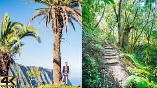 Subtropical Hiking | Hermigua to El Cedro |  La Gomera, Canary Islands 4K