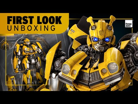 Threezero Transformers Rise of the Beasts Bumblebee DLX Figure Unboxing | First Look