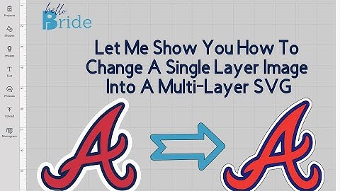 How To Change A Single Layer Image Into a Multi-Layer SVG // Cricut Design Space Tutorial