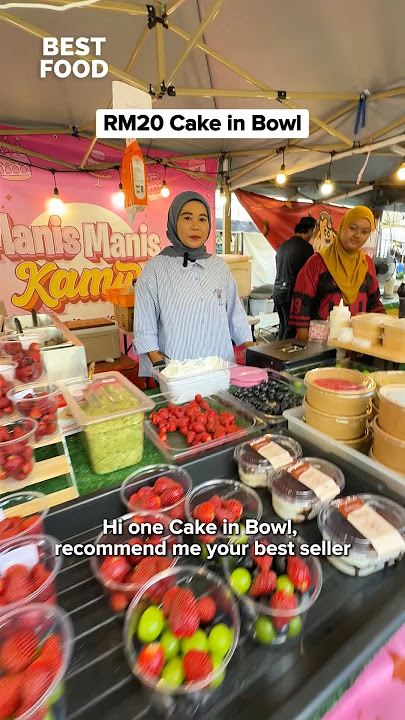 RM20 Cake in Bowl📍Pasar Saloma KIP Mall Desa Coalfields⏰30th July-3rd August; 1pm till 10pm