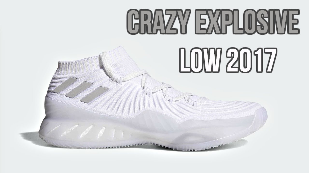 adidas crazy explosive low white