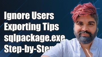 How to Ignore Users When Exporting with sqlpackage.exe: A Step-by-Step Guide