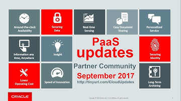 PaaS Middleware update 31 September 2017