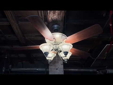 Harbor Breeze Sienna Ceiling Fan 52” (Antique Pewter/Walnut)(No Commentary) @Emanfan96