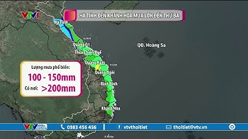 Cảnh báo thời tiết 04/12/2022 | Hà Tĩnh đến Khánh Hòa mưa lớn đến thứ ba | VTVWDB