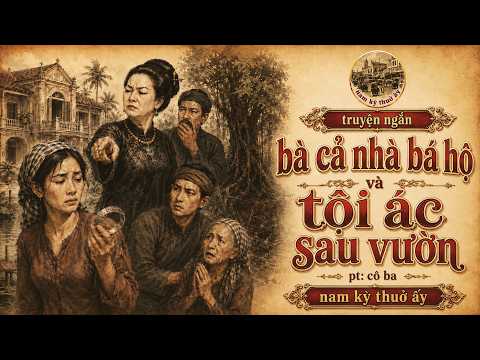 Truyện Nam Kỳ Xưa | Bà Cả Nhà Bá Hộ Và Tội Ác Sau Vườn | Nghe Chuyện Xưa dễ Ngủ