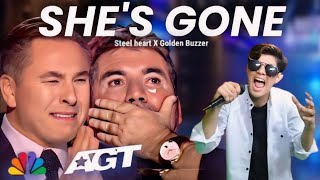 This Man Super Amazing Voice Cover The Song She's Gone - Scorpions | America's Got talent