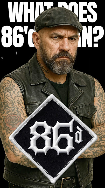 What does 86 mean in the biker world?