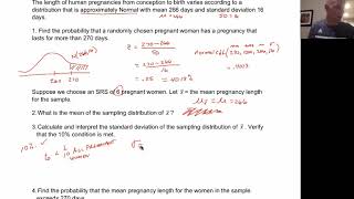7-3 Sample Mean