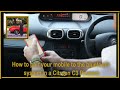 How to pair your mobile to the Bluetooth system in a Citroen C3 Picasso