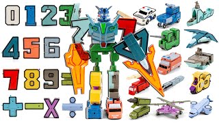 Super Number Robot Vehicles Transformers Combine Robot 15 Vehicle Car Toys screenshot 4