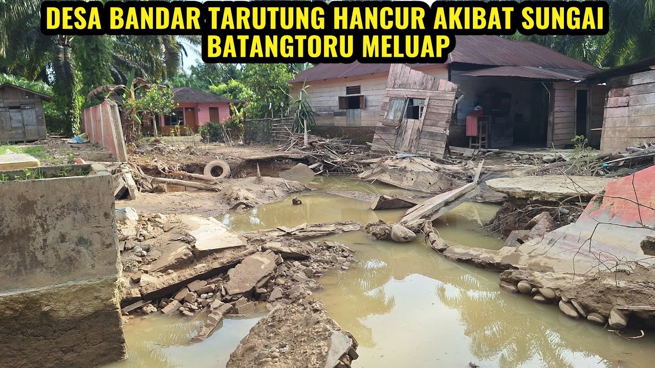 Bandar Tarutung Banjir‼️Selama 2 Bulan Setelah Surut Baru Terlihat Banyak Kerusakan