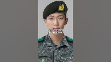 Other members military uniformVS Taehyung military uniform💜He has joined special force🥺😭🤧❤#bts#edit