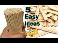 Diy  5 easy ideas from wooden sticks  wooden stick crafts  home decor ideas  25