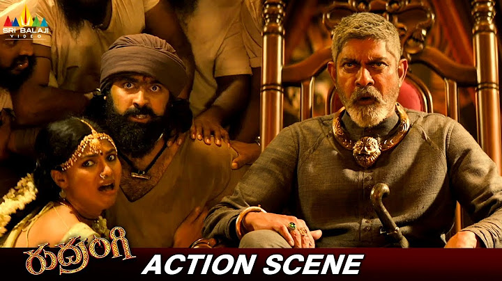 Jagapathi babu Fight with Ashish Gandhi For Vimala Raman | Rudrangi | Latest Telugu Movie Scenes