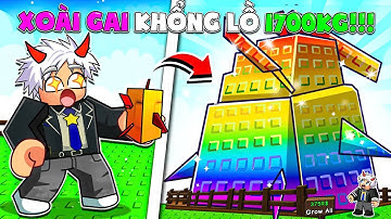 BI HUỲNH DÙNG PET KHỦNG TẠO TRÁI SPIKED MANGO 1700KG FULL MUTATION TRONG GROW A GARDEN