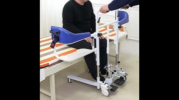 Patient Lift and Transfer Chair/ Hydraulic Transfer Wheelchair For Bedridden Patient WJ TY01