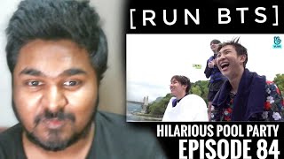 Indian YouTuber Reacts to Run BTS! EP.84 - Hilarious Pool Party Mayhem! 🤣💦