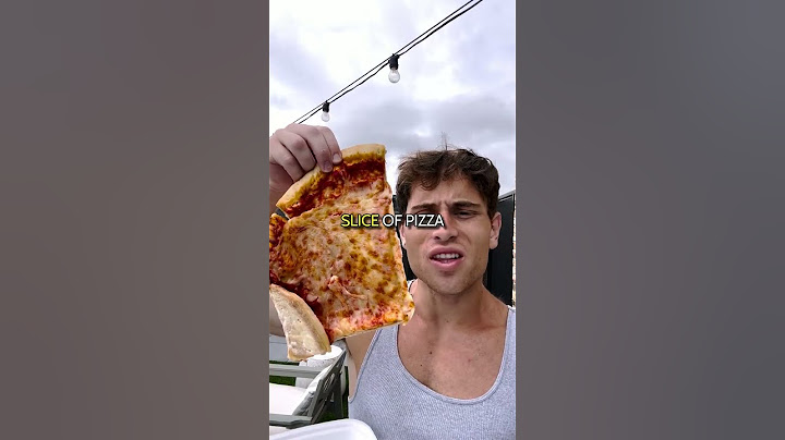trying the LARGEST slice of pizza in the WORLD🍕🌎