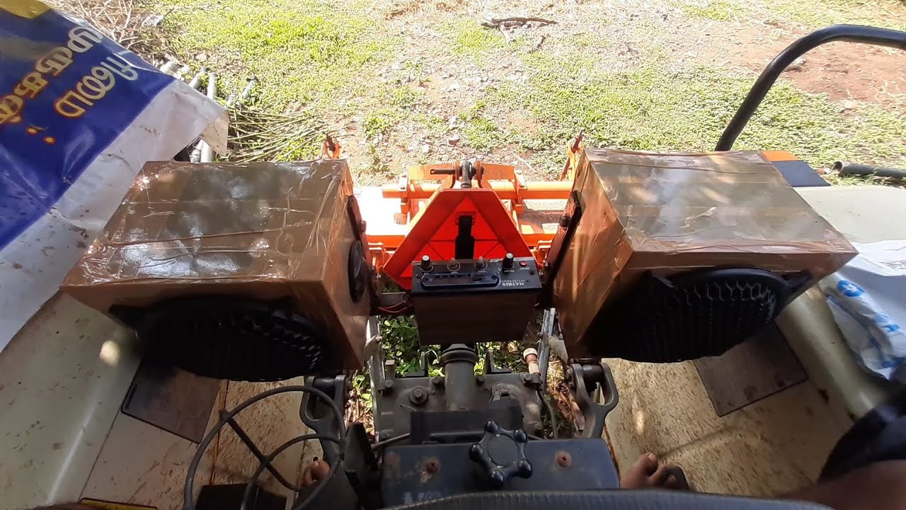swaraj 744fe tractor / sound system fitting in tamil