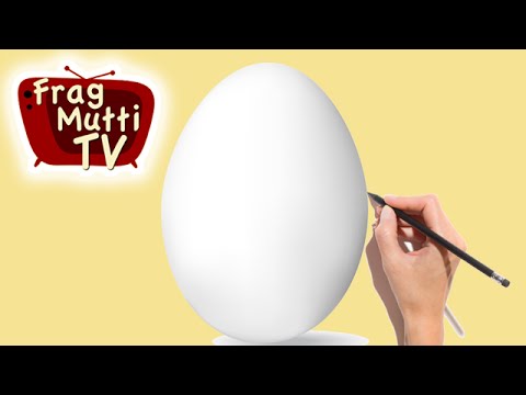 Video: Wie Zeichnet Man Ein Ei