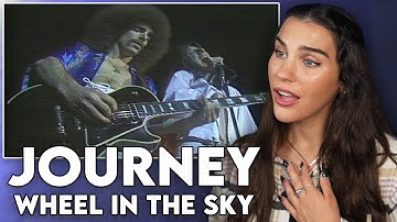 THIS IS GORGEOUS!! First Time Reaction to Journey - "Wheel in the Sky"