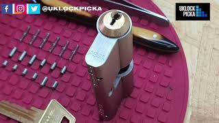 122 - ASSA LOCK PICKED BLIND and a HAND FILED KEY MADE for Nosepicker #locksport (Snippet video)