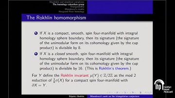 [BOURBAKI 2019] Manolescu’s work on the triangulation conjecture - Stipsicz - 15/06/19