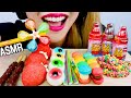 ASMR JELLY,CANDY FEAST*mukbang* 바람개비캔디,로프젤리,눈알젤리,무지개마카롱,딸기마시멜로우,컬러우유병 팝,빼빼로 팝 리얼사운드 먹방🍓🍼 MUKBANG