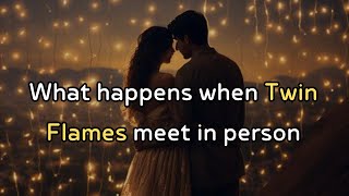 What happens when twin flames meet in person?
