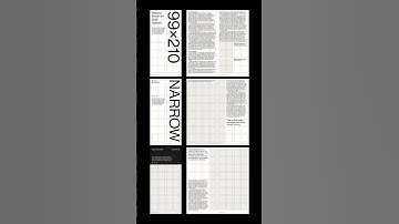 Narrow Brochure Grid System for Adobe InDesign #editorialdesign #typography #adobeindesign