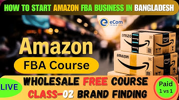 Amazon FBA Wholesale Paid Course Free Class 02 Brand Finding