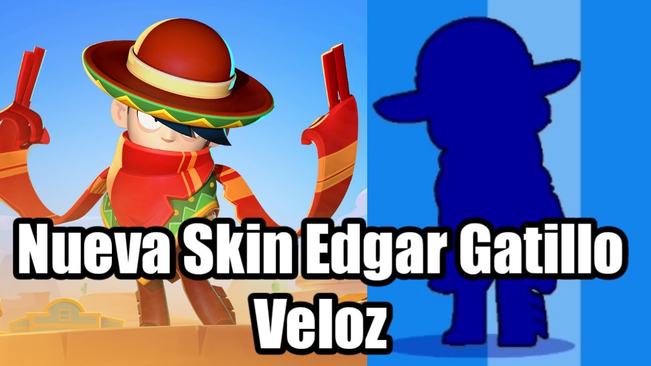 Compramos La Nueva Skin De Edgar Gatillo Veloz Brawl Stars Andre Youtube - dibujos de brawl stars edgar gatillo veloz