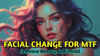 MTF Feminine Face: Soft Jaw, Higher Cheeks, Smaller Nose (All-in-One Subliminal) screenshot 5