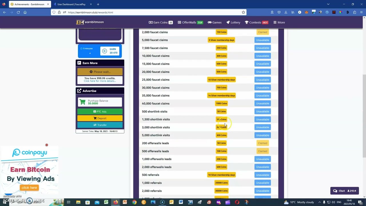 EarnBitMoon 20th Payment! Instant