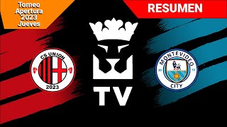 CS Unión (0) - (9) Montevideo City | Resumen