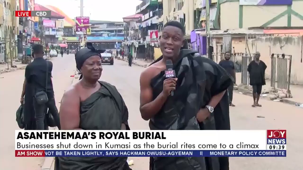 Asantehemaa's Royal Burial: Businesses shut down in Kumasi as the burial rites come to a climax