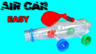 How to make a Simple Balloon Powered Car| DIY Air Powered Car | Science Project