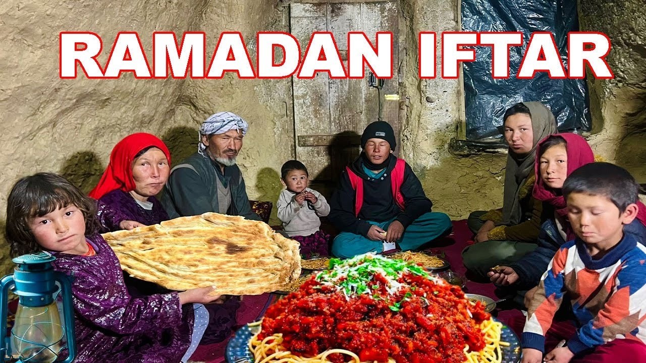 Ramadan 2026 in Afghanistan | Afghan Village Family Cooking Special Pasta for Iftar