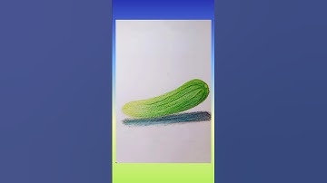 how to draw a cucumber #shorts #cucumberdrawing #how