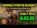 Leveling a Fresh Account on Europe Servers!