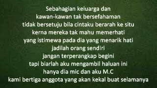 Video thumbnail of "Altimet & Mawar Berduri(Ahli Fiqir) -  Sayang Sayang lyric"