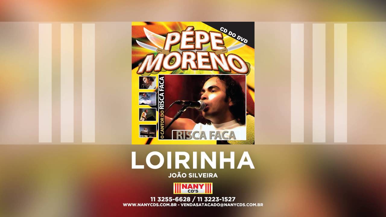 Watch Pépe Moreno - Loirinha on YouTube Watch Pépe Moreno - Loirinha on YouTube
