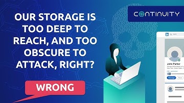 Video Bite #2: Mythbusting: Our storage is too deep to reach, and too obscure to attack!
