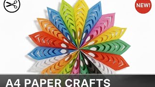 DIY 3D Paper Snowflake  | Easy & Beautiful Winter Decoration