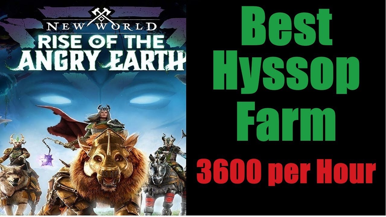 New World Best Hyssop Farm 3600 per Hour (Garlic Basil Tarragon) English Detailed Steps 2023