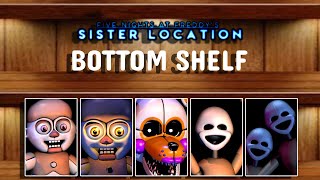 FNAF Sister Location: Custom Night (Bottom Shelf Night) (Part 8)