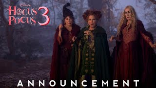 Hocus Pocus 3 - Announcement