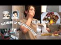 MY FIRST HELLO FRESH MEAL!!|NIGHT TIME SKINCARE+CLEANING THE BEAUTY ROOM